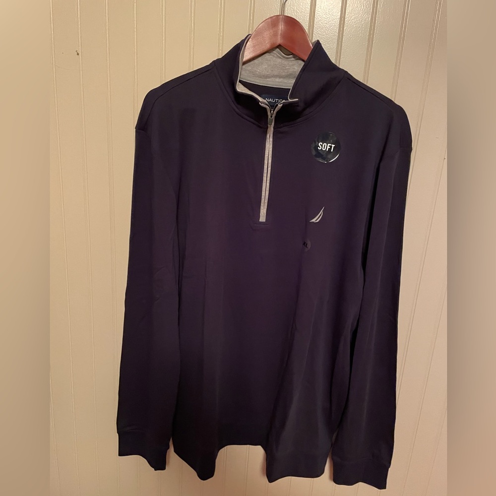 NWT Nautica Men’s 1/4 Zip Pullover Size XL